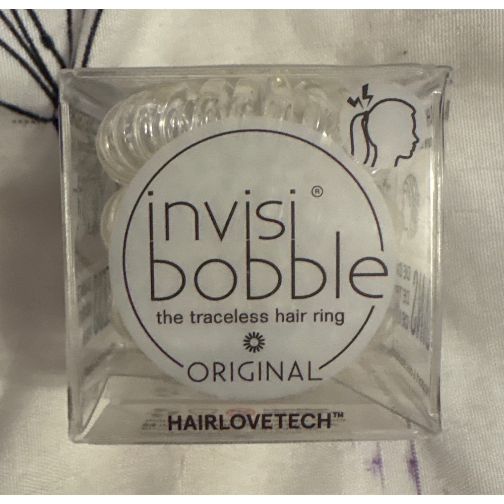 NEW Invisibobble The Original Traceless‎ Design Hair Rings, 3ct
